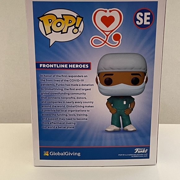 Funko Pop Frontline Heroes Dr Green Scrubs Mask - Picture 2 of 4